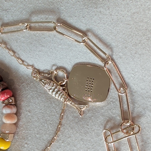 Anthropologie 3-tiered Stacked Necklace - New! - Picture 4 of 5